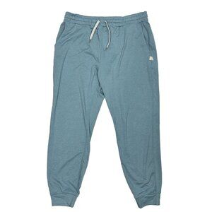 Vuori Performance Jogger Pants DreamKnit Size L Blue Tapered Fit Style VW303